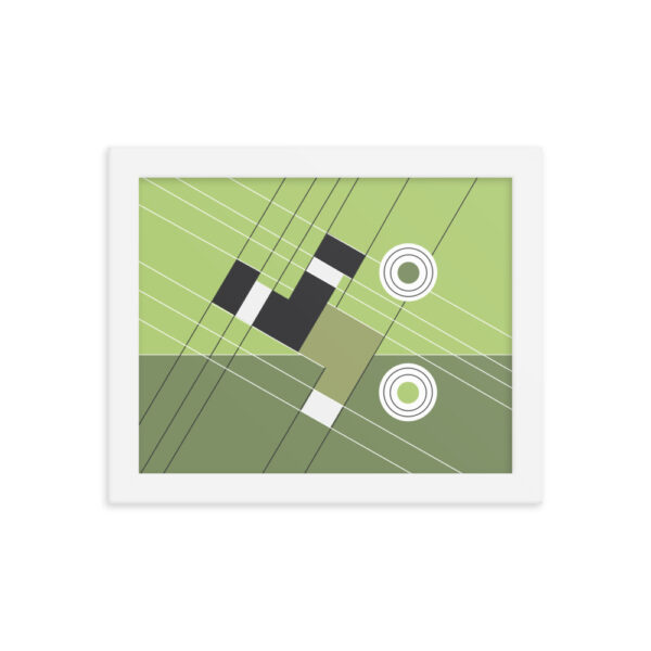 Abstract Football Framed Poster “The Overhead Kick" - Image 7