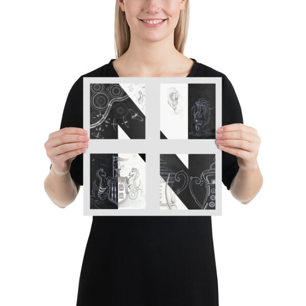 The Letter 'N' Poster From NUFC Collection - Image 3