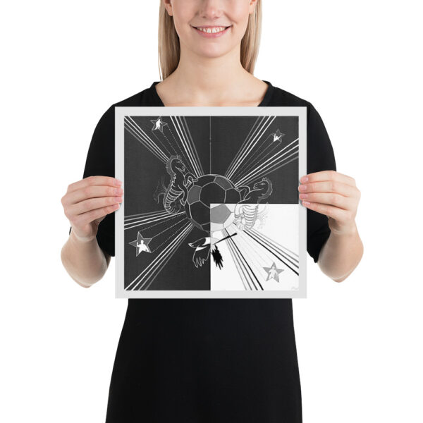 NUFC Poster (F1) Hanging on - Image 3