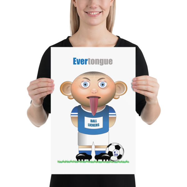 Evertongue Funny Football Poster - Image 2