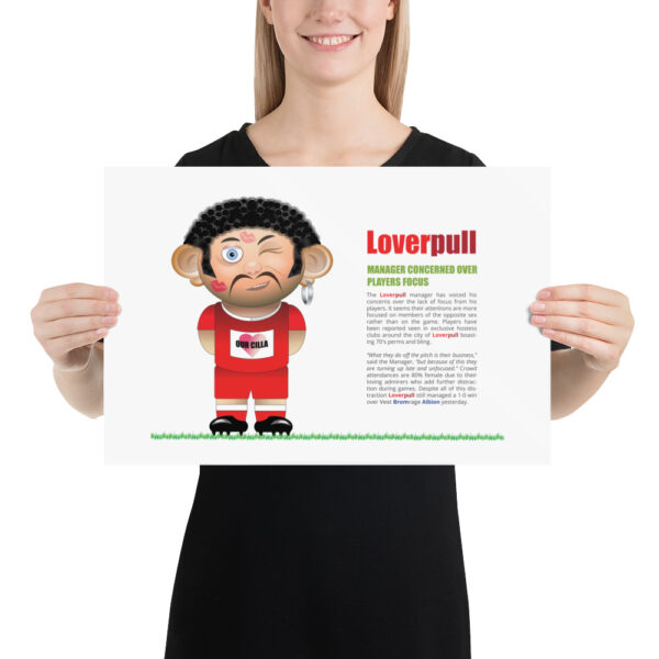 Loverpull Funny Football Poster - Image 2