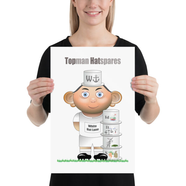 Topman Hatspares Funny Football Poster - Image 2