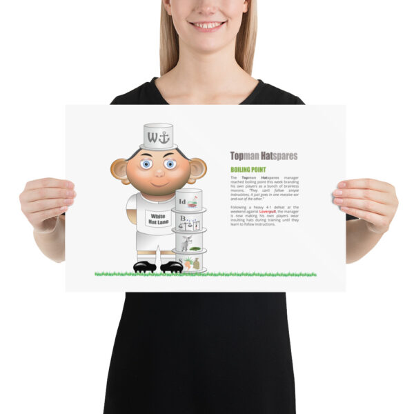 Topman Hatspares Funny Football Poster - Image 2