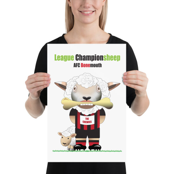 AFC Bonemouth Funny Football  Poster - Image 2