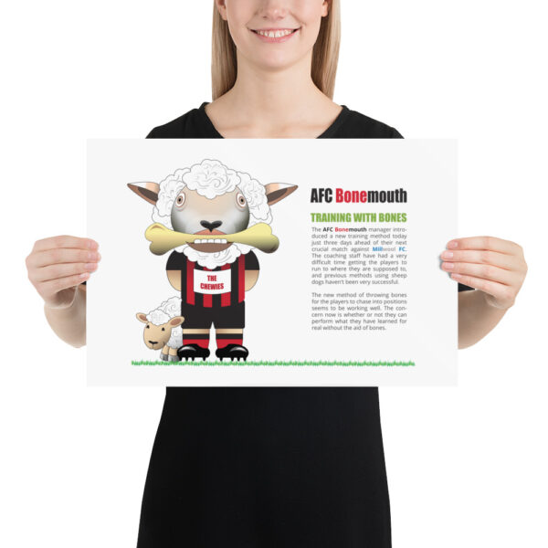 AFC Bonemouth Funny Football Poster - Image 2