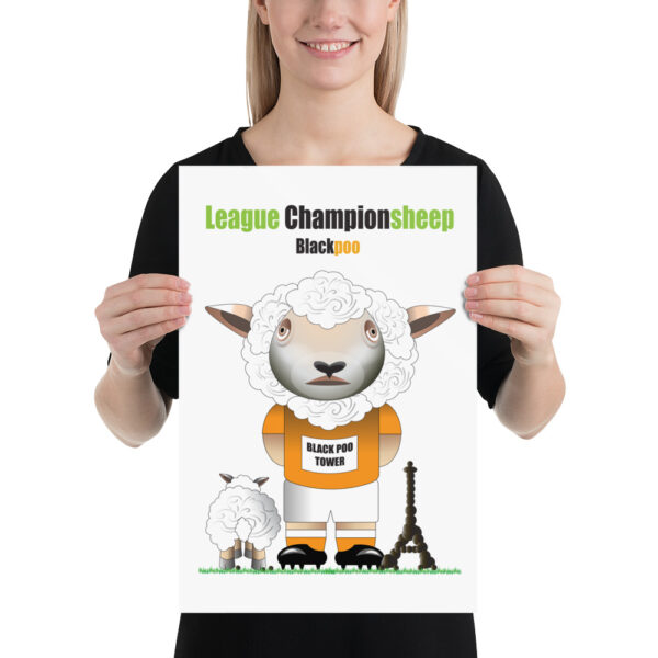 Blackpoo Funny Football Poster - Image 2