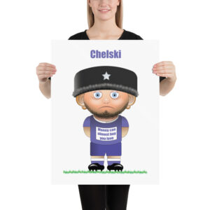 Chelski Funny Football Poster