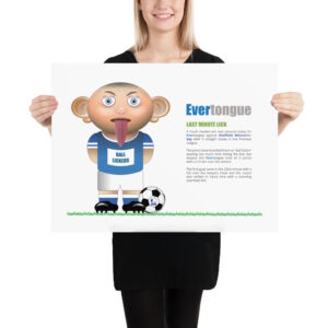 Evertongue Funny Football  Poster