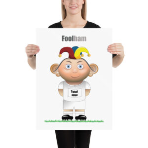 Foolham Funny Football Poster