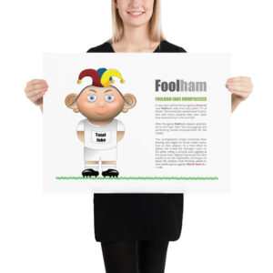 Foolham Funny Football Poster