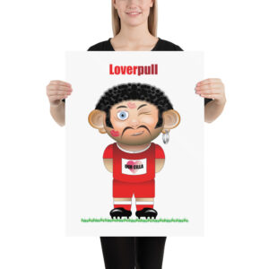 Loverpull Funny Football Poster