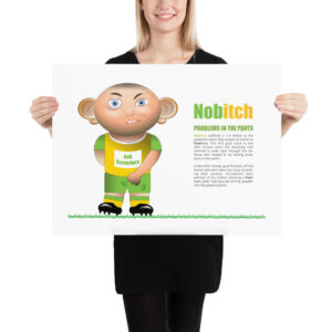 Nobitch Funny Football Poster