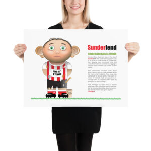 Sunderlend Funny Football Poster