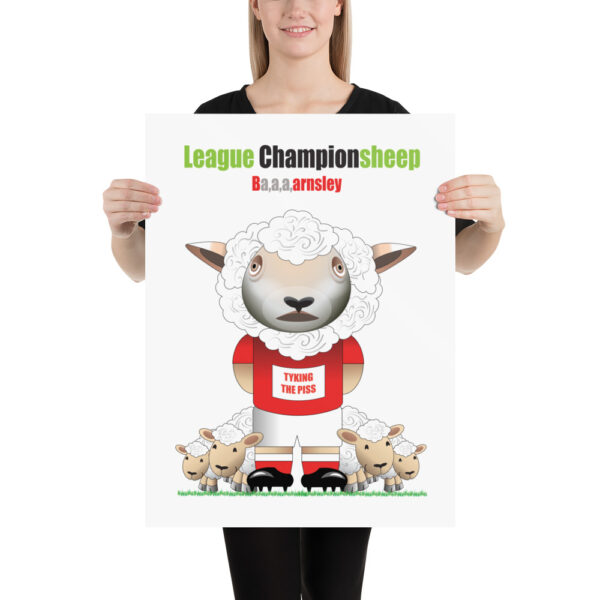 Ba,a,a,arnsley Funny Football Poster