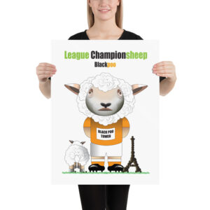 Blackpoo Funny Football Poster