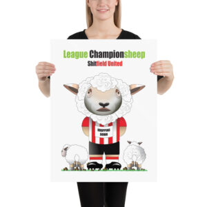Shitfield United Funny Football Poster