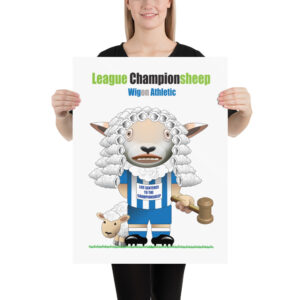 Wigon Athletic Funny Football Poster