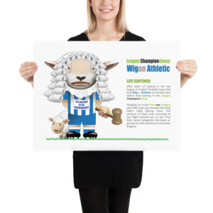 Wigon Athletic Funny Football Poster
