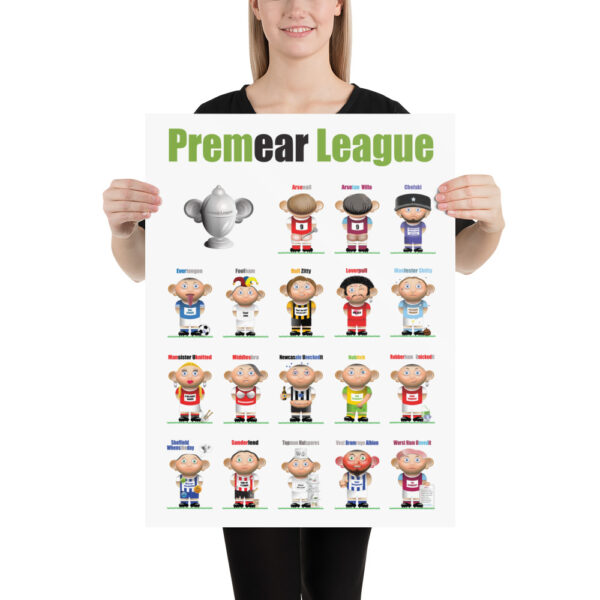 Premear League Funny Football Poster - Image 2