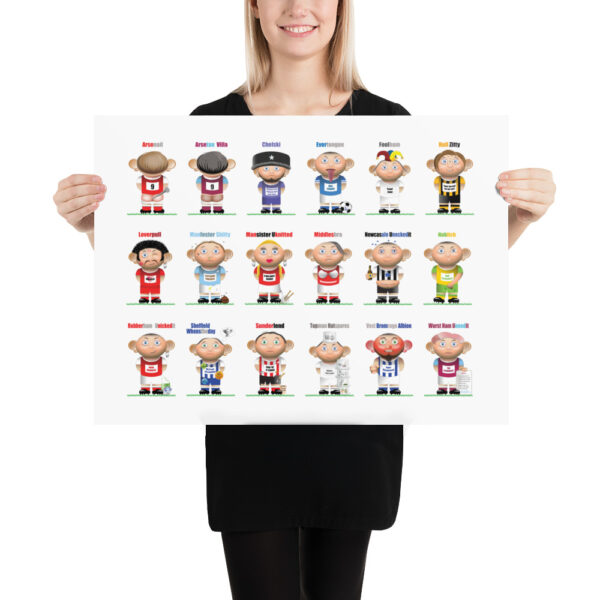 Premear League Funny Football Poster