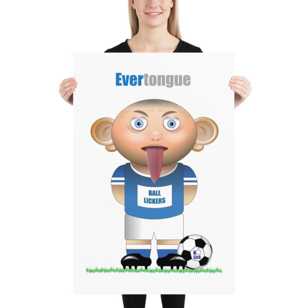 Evertongue Funny Football Poster - Image 3