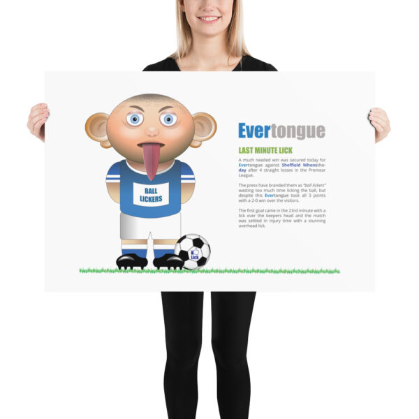 Evertongue Funny Football  Poster - Image 3