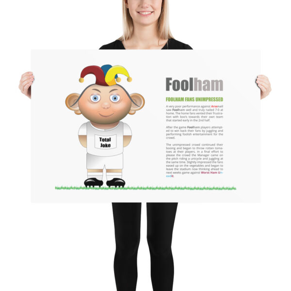Foolham Funny Football Poster - Image 3