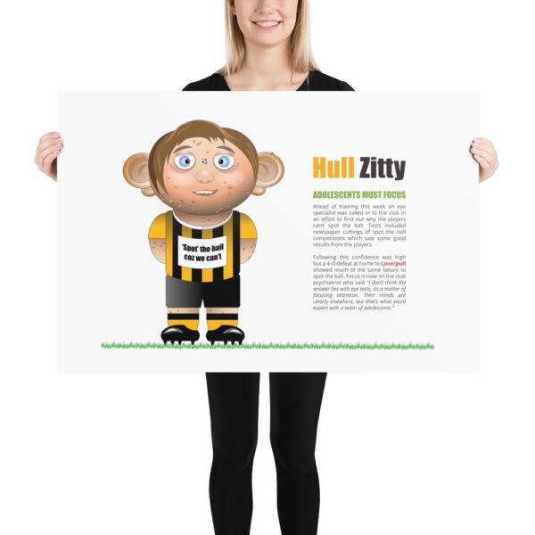 Hull Zitty Funny Football Poster - Image 3