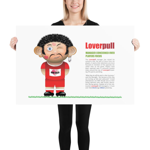 Loverpull Funny Football Poster - Image 3