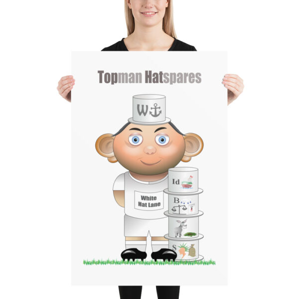 Topman Hatspares Funny Football Poster - Image 3