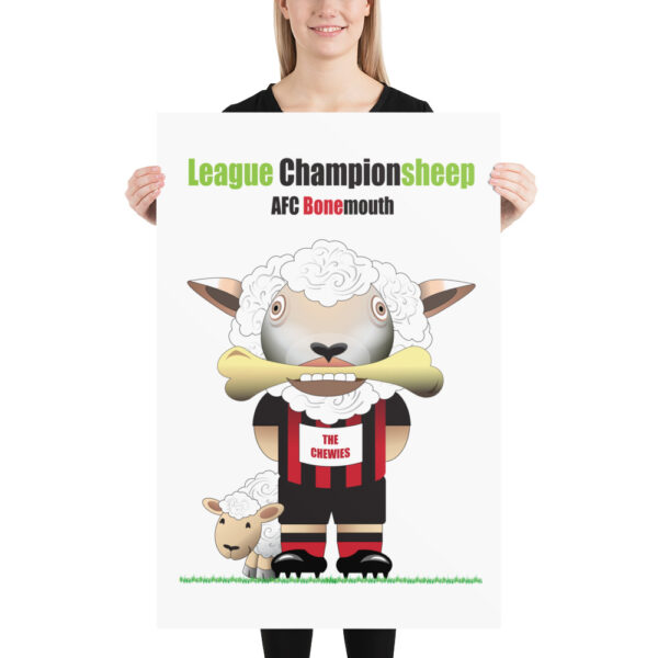 AFC Bonemouth Funny Football  Poster - Image 3