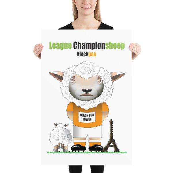 Blackpoo Funny Football Poster - Image 3