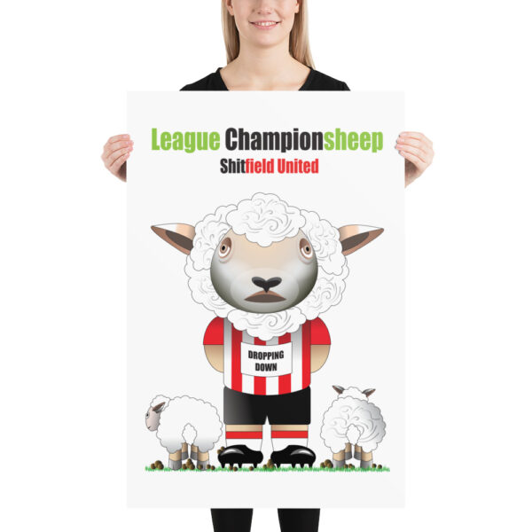Shitfield United Funny Football Poster - Image 3