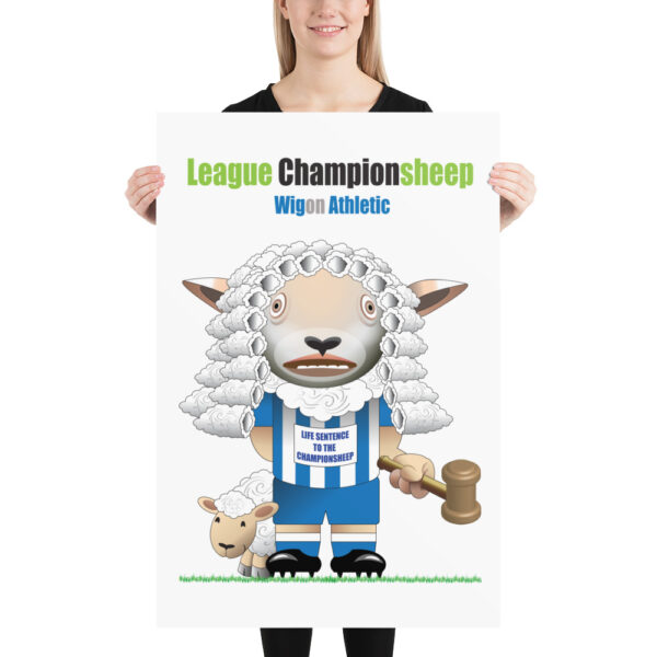 Wigon Athletic Funny Football Poster - Image 3