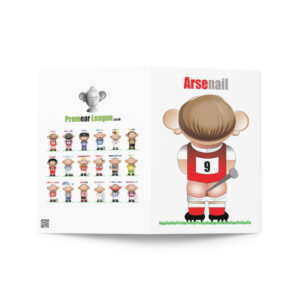 Arsenail Funny Football Birthday Card