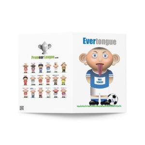 Evertongue Funny Football Birthday Card