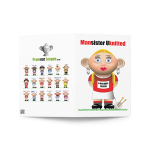 Mansister Unknitted Funny Football Birthday Card