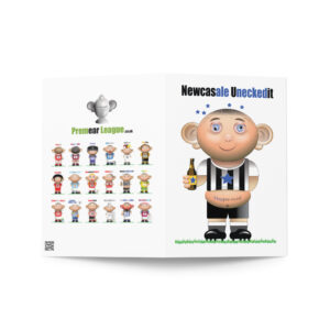 Newcasale Uneckedit Funny Football Birthday Card