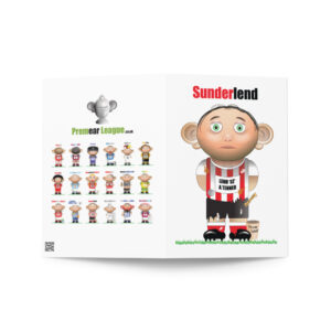 Sunderlend Funny Football  Birthday Card