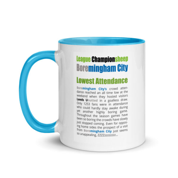 Boremingham City Funny Football Mug With Colour Inside - Image 3