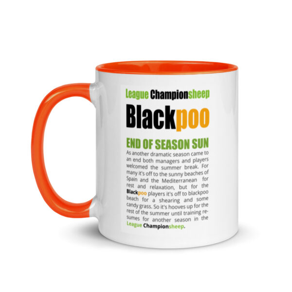 Blackpoo Funny Football Mug With Colour Inside - Image 3