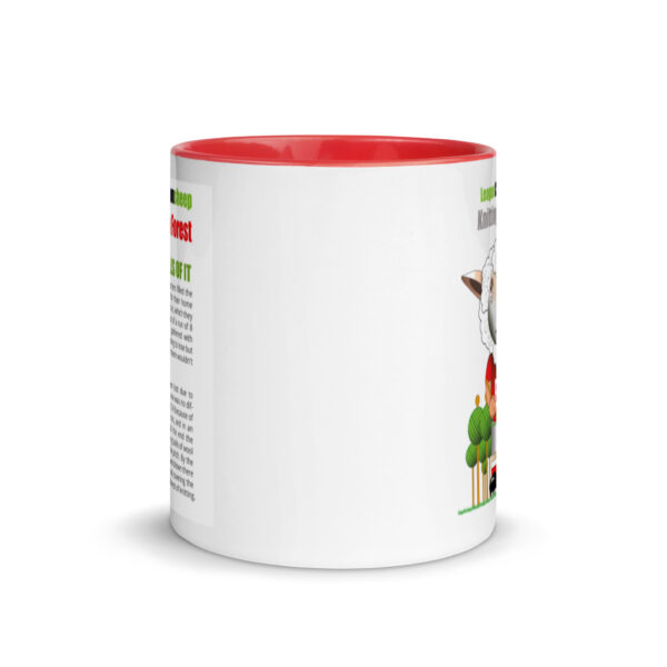 Knittigham Forest Funny Football Mug With Colour Inside - Image 2