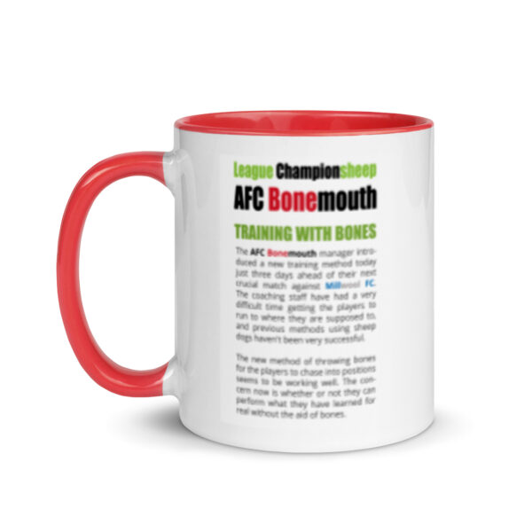 AFC Bonemouth Funny Football Mug with Colour Inside - Image 3