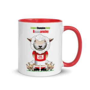 Ba,a,a,arnsley Funny Football Mug With Colour Inside