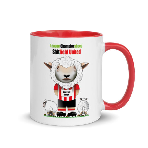 Shitfield United Funny Football Mug With Colour Inside