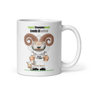 Leeds Unutted Funny Football White Glossy Mug